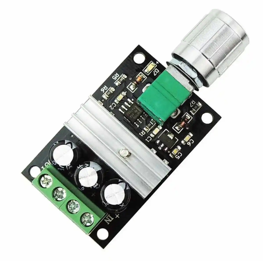 Adjustable DC Motor Speed Controller - 1203B PWM for 6V 12V 24V 28V - 5A 80W - Variable Speed Switch