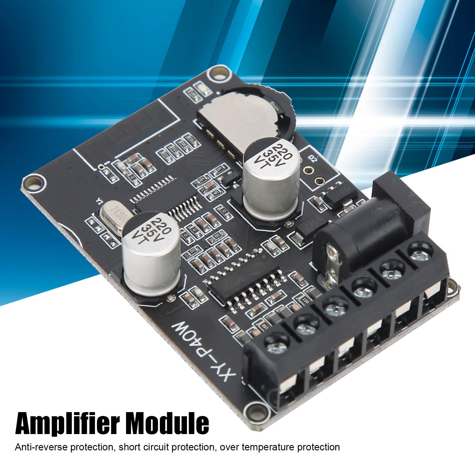 10W/15W/20W Stereo Bluetooth Power Amplifier Board 12V/24V High Power Digital Amplifier Module
